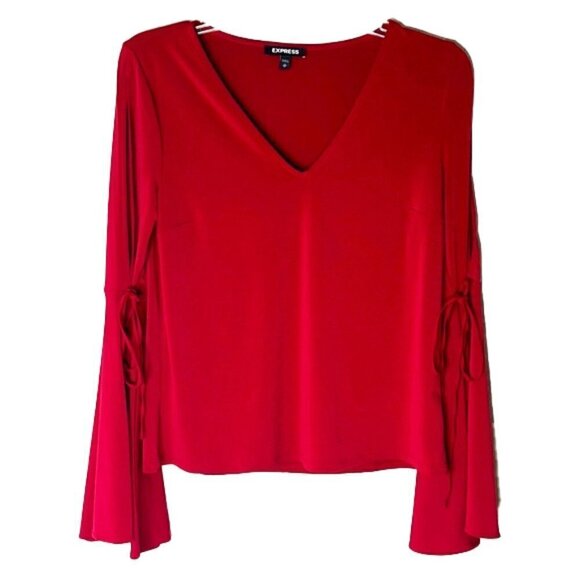 ❤️ EXPRESS Bell Sleeve Top Size XS - Picture 1 of 6
